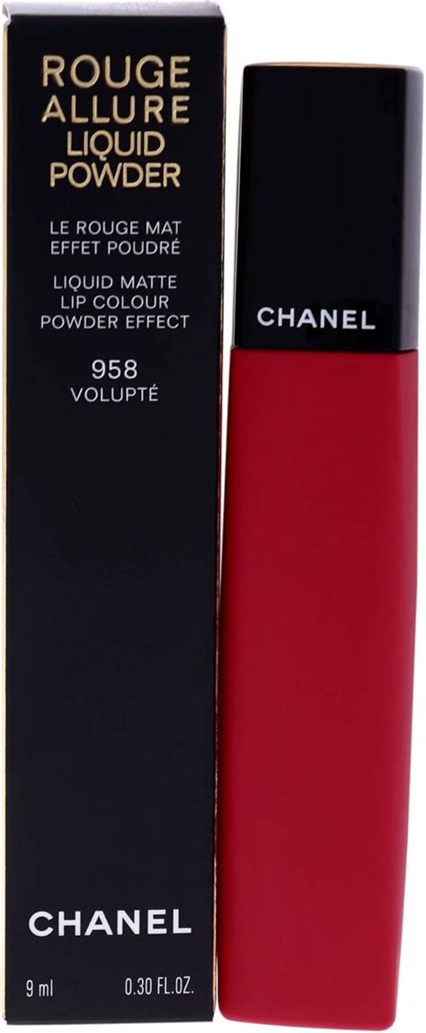 chanel rouge allure liquid powder 958 volupté|rouge allure velvet extreme 132.